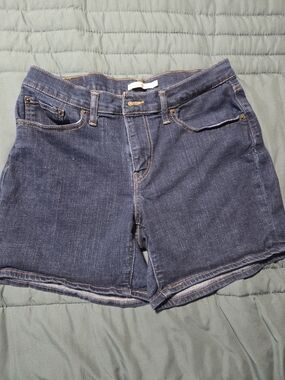 Levi's Dark Blue Denim Jean Shorts